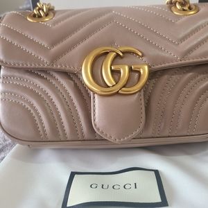 Gucci Marmont mini-Dusty rose
